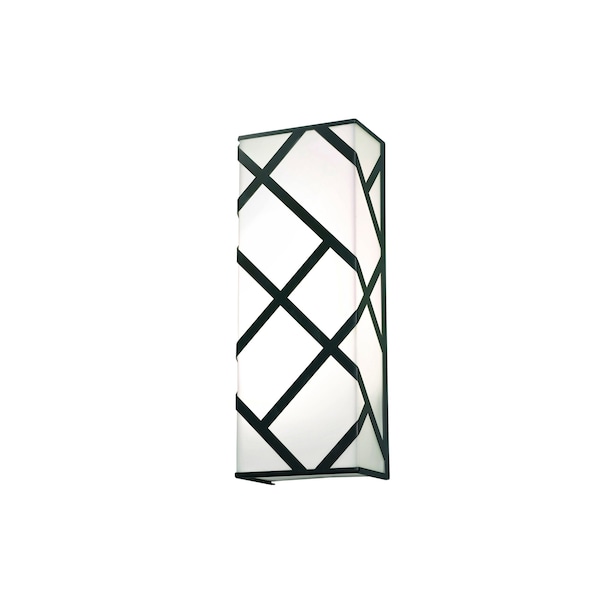 Afx Haven 13" LED Sconce - 17W 120-277V - Black HVNS0513LAJUDBK - main